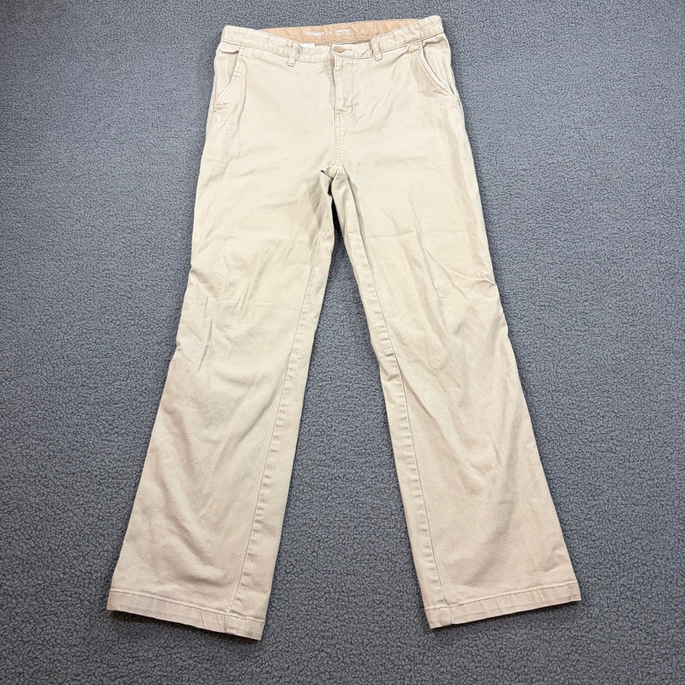 Old Navy Pants Boys 18 Tan Straight Chino Built-In Flex Khakis 875620-02